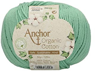 Anchor Organic Cotton, 50G, Stärke: 4, Aufmachung: 125M forest river Häkelgarne