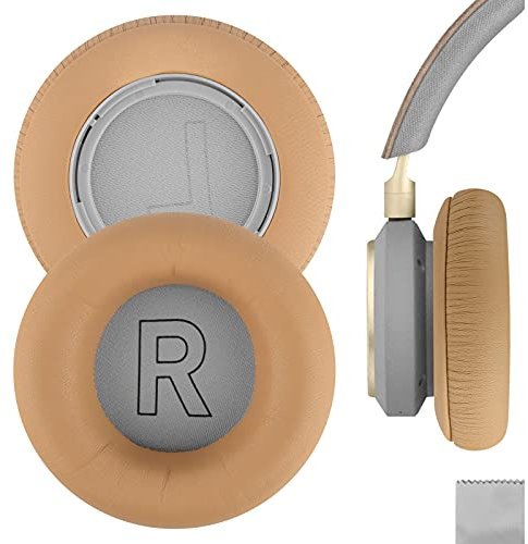 Geekria Elite Sheepskin Ersatz-Ohrpolster für Bang & Olufsen Beoplay H9, H9i, H7 Kopfhörer Ohrpolster, Headset-Ohrpolster, Ohrmuscheln Ersatzteile (Braun)