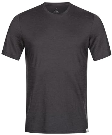 TOM FYFE Premium Merino T-Shirt Slim Fit - Oeko-TEX® Zertifiziert - 100% Merinowolle Herren Kurzarm Shirt - feuchtigkeitsregulierend, atmungsaktiv, geruchshemmend – Made in Europe