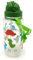 Puckator SPBOT01 - Bottiglia d'acqua riutilizzabile infrangibile con paglia a patta per bambini, 450 ml, Dinosauria Jr