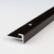 PROVISTON | Einfassprofil | Aluminium eloxiert | Bronze Dunkel | Breite 28 mm | Höhe 5 mm | Länge 1000 mm | Gebohrt | Abschlussprofil | Einschubprofil | Abschlussleiste | Bodenprofil | 1 Stück