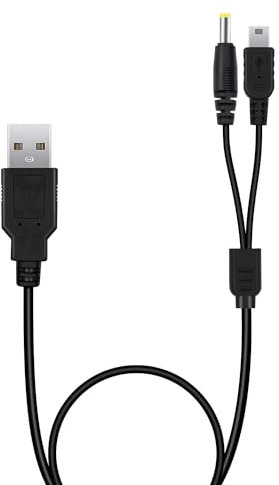 Retrogame Cavo di ricarica usb per PSP 1000-2000 - 3000 e controller PS3