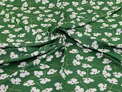 Minerva Exklusive Meadow Melody Viskose Challis Stoff – Meterware
