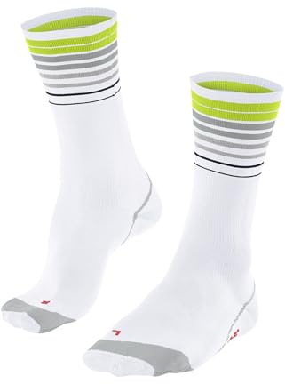 FALKE Unisex BC Impulse Reflect Fahrradsocken schnelltrocknendes atmungsaktives nachhaltiges Funktionsmaterial ultraleichte Polsterung Rennradsocken antiblasen gegen Taubheitsgefühle vegan 1 Paar