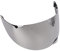 Xcello Motorradhelm-Visier, Schild Für AGV K5 S Und K3 SV – 190°-Sicht, Beschlagfrei Und Kratzfest(11.81-Silber)