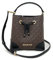 Michael Kors XS Suri Mini Bucket Crossbody Drawstring Shoulder Bag 35F2GM9M1B PVC, Braun/Schwarz, M
