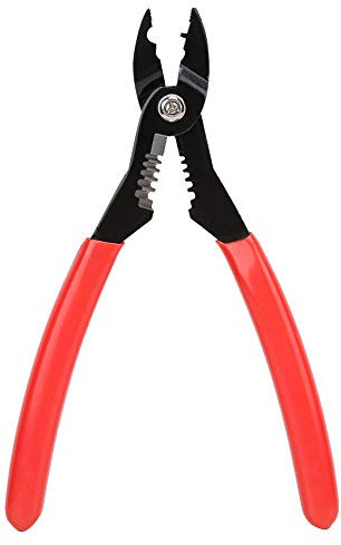 Crimping Pliers, 7in Electricians Pliers Wire Cutter, Crimper, Gripper, Stripper, Electrical Cable Stripping Tool, Electrical Cable Crimping Pliers for Terminals