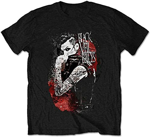 HUISHIJIA Clothing Black Veil Brides Bride's Inferno Black L