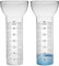 Veesper Pluviometre Exterieur Jardin 2 PièCes Tube De PluviomèTre en Verre RéSistant Au Gel avec Marques Claires Jauges Pluie Ouvertes en Forme D'Entonnoir De 35 Mm pour Jauge d'eau Cour ExtéRieure