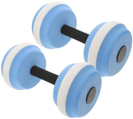 WOONEKY Wasserhanteln für Pool 1 Paar Leichte Eva Gewichte Blau