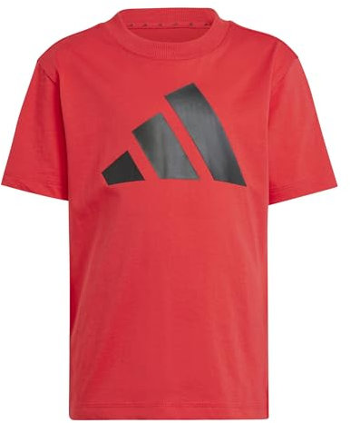 adidas Mixte Enfant Essentials BIG Logo T-Shirt, Pure Ruby/Black, 5-6 Years