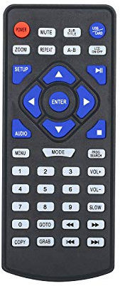 Telecomando universale per TV, DVD, videoregistratore e altro, standard, nero