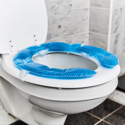 Comfort Gel Toilet Seat Easy Clean Easy Fit Supports and Redcuces Pressure Elasticated Straps