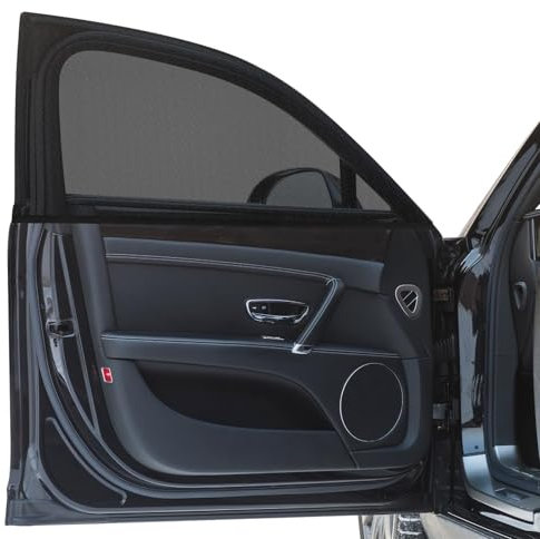 ZBGHJL 2 Stück Sonnenschutz Auto Baby für VW ID. Buzz 2022-,Elastizitä Sonnenblende Auto Netz,Sonnenschutz Auto Kinder Sonnenschutz Auto Baby mit UV Schutz,Front Window