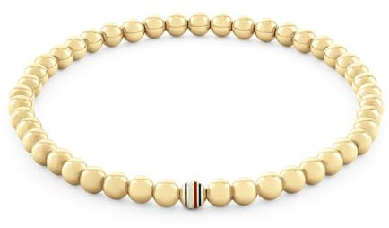 Tommy Hilfiger Jewelry Armband mit Schmuckperlen für Damen Kollektion aus Edelstahl, Gelbgold und Nelkengold