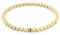 Tommy Hilfiger Jewelry Pulsera con cuentas para Mujer Colección de Acero inoxidable, oro amarillo o oro rosado