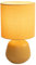 Luxus Tischlampe Amsterdam - Gelb - H28xØ15 - Armatur E14 - Keramik - Tischlampe Schlafzimmer - Tischlampe Wohnzimmer - Schreibtischlampe