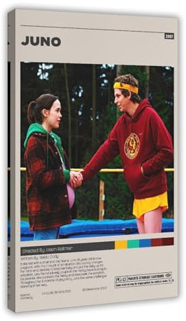 ocvdfss Juno Poster, 2 Filmposter, Leinwandposter, Schlafzimmer, Dekoration, Landschaft, Büro, Raumdekoration, Geschenk, 30 x 45 cm