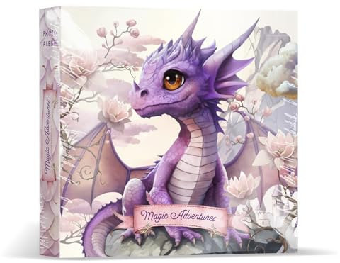 Grupo Erik Fotoalbum Einsteckalbum 10x15 Dragon Magic Adventures - Foto Einsteckalbum 10x15 - Fotobuch für 200 Fotos