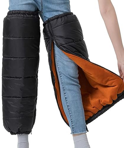 MGDQHT Winter Knee Protector Wheelchair Blanket 1 Pair, Warm Knee Leg Sleeve Motorcycle Pad Windproof Thermal,for Outdoor Sports Ski Snowboarding Cycling Arthritis(90-150kg)