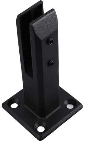 Angoily Support De Verre Pince Pour Garde-corps En Verre En Acier Inoxydable Pour Escalier Montage Facile Au Sol