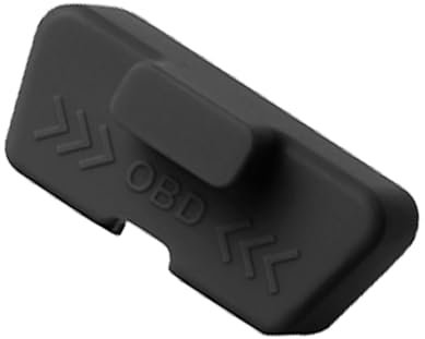 OBD Cover Lock OBD Port Lock Lid Anti Theft Protector, Waterproof Vehicle Cover Silicone Protective Sleeve for Variety of Models Automotive 4x1.2x1cm