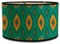 Eeuye Lampenschirme Druck Oval Lampenschirm 30 * 30 * 20CM Vintage Lampenschirme für Kronleuchter und Stehlampen D