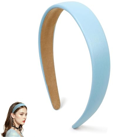 Blaue Stirnbänder für Frauen, Haarreif Hellblau, Blaue Stirnbänder, für Frauen Mädchen