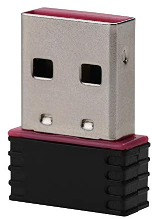 CHICIRIS Adaptador WiFi de Alta Velocidad de 300Mbps Receptor Transmisor USB2.0 para Vista/XP/USB WiFi Receptor Negro, Elegante y Compacto para Abarrotado