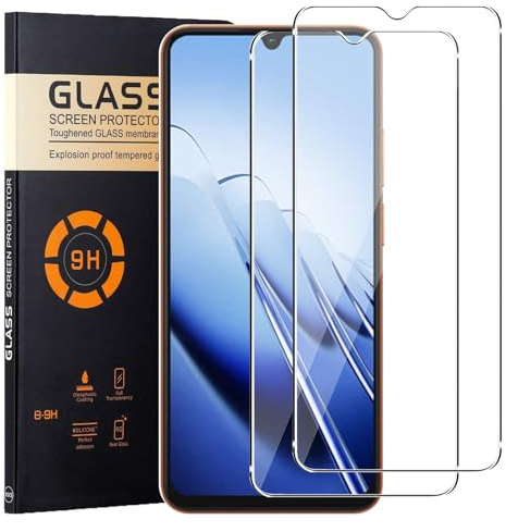 Screen Protector for Blackview Wave 10C/WAVE 10,[2 Pack] 99.99% HD Full Coverage Easy Installation Round Edge Scratch Resistant Bubble Free,9H Hardness Premium Quality Tempered Glass Film,Transparent