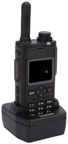 Annadue Walkie Talkie Professionali per Adulti, Radio Bidirezionali Ricaricabili a Lungo Raggio, Supporto Scheda SIM 4G, con Caricabatterie per Escursioni, Viaggi e attività All'a