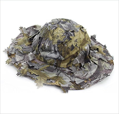 Boonie Hat Tarnung Cap Airsoft Hut Breite Krempe für Herren Camouflage Tarnkappe für Sonnenschutz Jagd Sniper Wildlife Fotografie Outdoor Tactical Militär Army