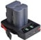 PowerTrust 2-Pack 2650mAh BP-511 BP-511A Battery and LED USB Dual Charger for Canon 50D, EOS 5D, EOS 20D 40D 300D 10D 30D 40D 50D G6 G5 G3 G2 G1