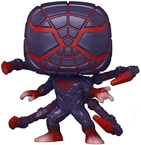 Funko Pop! Games: Miles Morales - P.M. Suit - Spider-man - (MT - Spider-man - Miles Morales Game - Vinyl-Sammelfigur - Geschenkidee - Offizielle Handelswaren - Spielzeug Für Kinder und Erwachsene