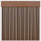 Tenda spaghetti anti insetti | Tenda a fili di plastica in PVC ed asta in alluminio | Perfetta per porte esterne ed interne | Marrone-Beige | 210 * 120