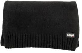 Schott NYC Unisex SCARFLANCE Wollschal, Schott, Schwarz, One Size