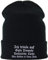 EXPRESS-STICKEREI Lustige Strickmütze - Warme Wintermütze mit Spruch Ich trinke auf Gute Freunde Verlorene Liebe - Beanie für Damen und Herren - Unisex Wollmütze - Heavy Metal Haube mit Spruch