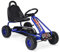 RELAX4LIFE Kinder Gokart mit Handbremse & verstellbarem Sitz, Tretauto mit Pedalen, Tretfahrzeug bis 30 kg belastbar, Kinderfahrzeug vor- & rückwärts fahrbar, Go Cart für Kinder von 3-6 Jahren (Blau)