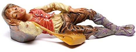Holyart Krippen von Fontanini: schlafender Hirte für 10 cm Krippe von Fontanini