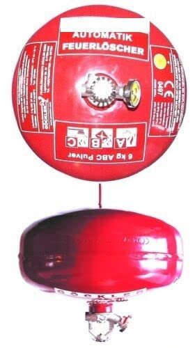 6kg Automatik Feuerlöscher Pulver Löschanlage Automatischer Feuerlöscher