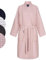Morgenstern Sortie de Bain Femme Kimono Coton Gaufre - Taille XL - Rose