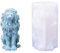 Xidmold 3D Löwe Kerzenform Seifenform Tier Löwe Silikonform Backform für Fondant, Schokolade, Tortendeko, Seife, Sojawachs Kerzen, Gips, Handwerk (A)