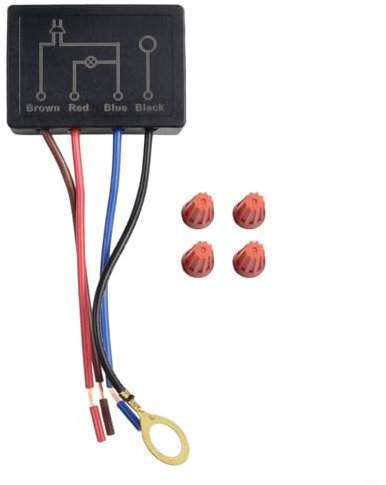 babominimer Touch Lamp Switch,3-Way Touch Dimmer Switch Desk Lamp Sensor Module Control Module On/Off Mode Dimmer Repair Kit Replacement,With Wiring Cap