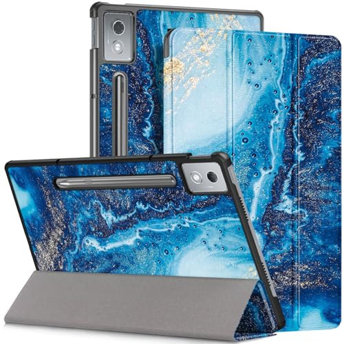 HEISHAYU Hülle für Lenovo Idea Tab Pro 12.7 Zoll 2025 Tablet,Schutzhülle mit Auto Schlaf/Wach Funktion,Z-Wellen