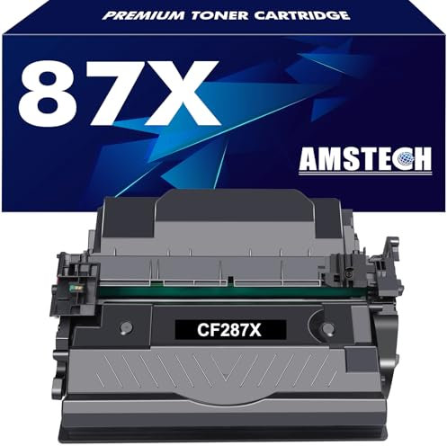 87X CF287X Schwarz Toner Kompatibel als Ersatz für HP 87X CF287X 87A CF287A Laserjet Enterprise MFP M630h M630dn M630f M630z M604 M605 M606 M630 (1er-Pack)