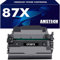 87X CF287X Schwarz Toner Kompatibel als Ersatz für HP 87X CF287X 87A CF287A Laserjet Enterprise MFP M630h M630dn M630f M630z M604 M605 M606 M630 (1er-Pack)