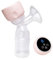 Handsfree Breastfeeding Pump – Manual Extractor, Silent Milk Pump | Soft Silicone Funnel, Adjustable Controller, Compact Pumping Unit for Use While Resting, Commuting, or Relaxing at Home