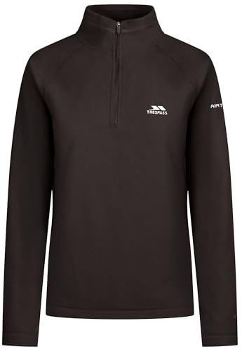 Trespass Womens Half Zip Top Luiston - Brushed Anti Pilling Fleece