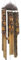 Ca. 90cm Mittelgroßes Windspiel Bambus Röhren Klangspiel Fire Paint Feng Shui