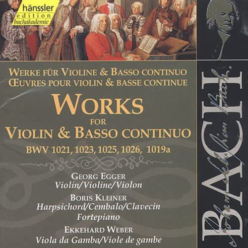 Sonatas for Violin & Basso Continuo 123